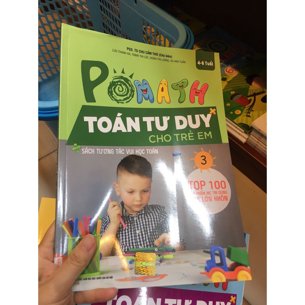 Sách -POMath - Toán Tư Duy Cho Trẻ Em 4-6 Tuổi (Tập 3)