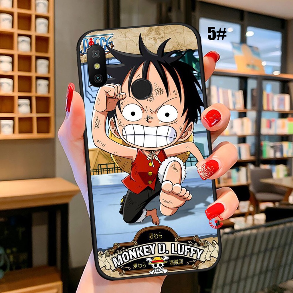 Ốp Điện Thoại Họa Tiết Hoạt Hình one piece luffy Cho xiaomi redmi note 5 6 7 pro 5a ti12
