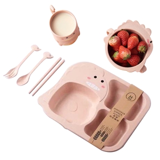 Set 4 / 6 Khay Đựng Thức Ăn Đáng Yêu Dành Cho Bé