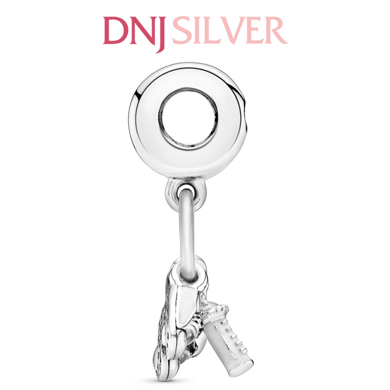 Charm bạc 925 cao cấp, hàng chuẩn bạc - Charm Baby Bottle & Shoes thích hợp để mix vòng tay charm - DN185
