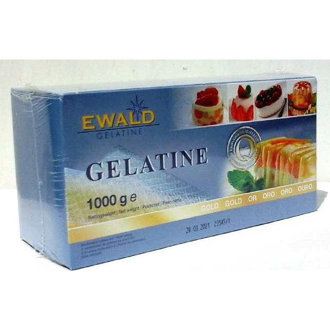 GELATINE LÁ EWALD (ĐỨC) hộp 1kg