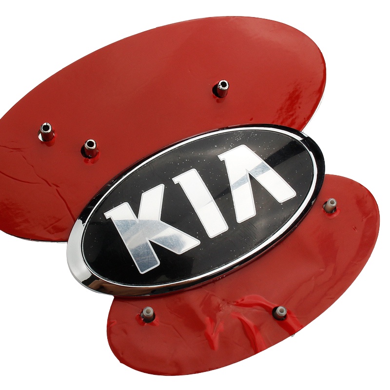 Nhãn Dán Lưới Tản Nhiệt Phía Trước Cho Kia Sorento Sportage R Carnival Carens Forte Picanto Morning RIO K2K3K4K5