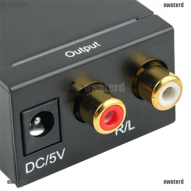 ★GIÁ RẺ★ Optical Coaxial  Digital to Analog Audio Converter Adapter RCA L/R