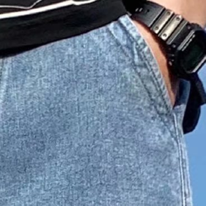 【M-3XL】Quần Short Denim Chống Mài Mòn Dáng Rộng Thời Trang Mùa Hè Phong Cách hip hop Hàn Quốc Cỡ Lớn Cho Nam