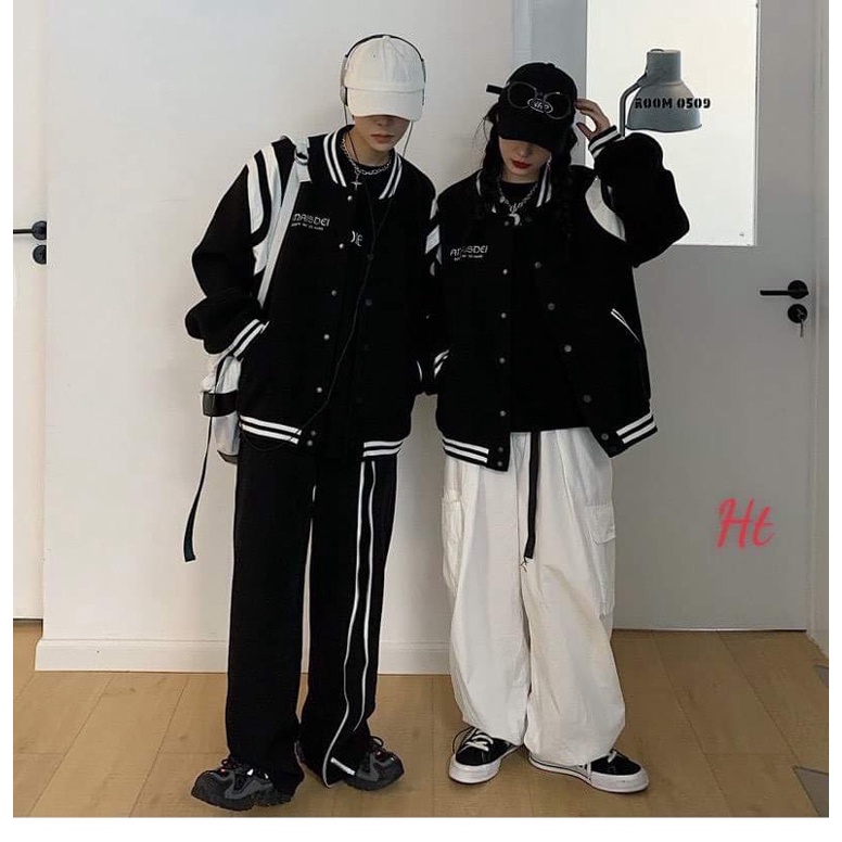 Áo khoác bomber bóng chày AN HT12