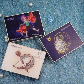 Bảng phấn mắt ROMANTIC COLOR 12 màu phong cách cung hoàng đạo xinh xắn cho trang điểm