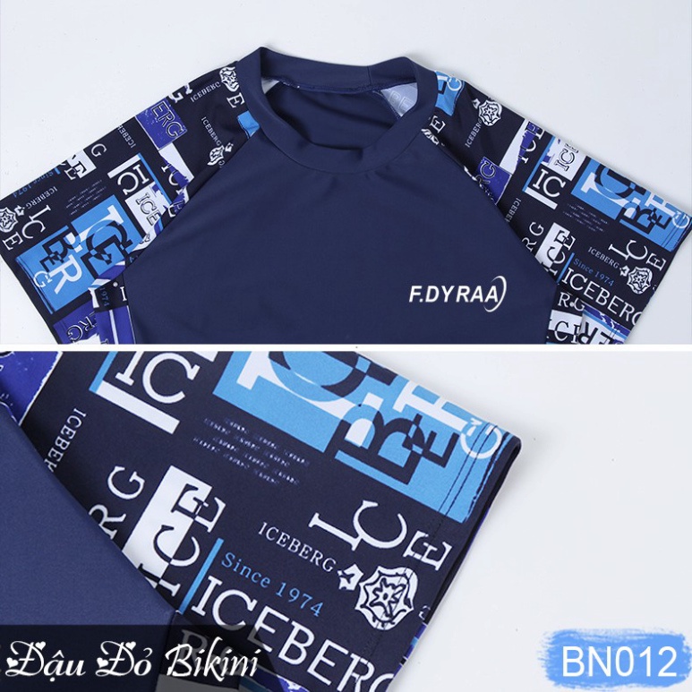 Đồ bơi cao cấp cho Nam giới, áo bơi dài tay & cộc tay cùng quần sooc đùi dài mạnh mẽ, chất thun bơi lạnh dày đẹp | BN012 | BigBuy360 - bigbuy360.vn