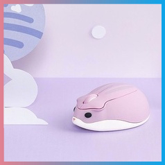 Chuột hamster không dây Mini Wireless USB Optical Mouse với thiết kế dễ thương 1600dpi / mini chuột sáng tạo chuột Hamster không dây