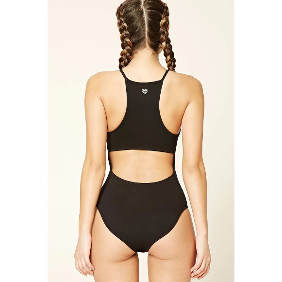 Áo bodysuit cut out F21 thể thao