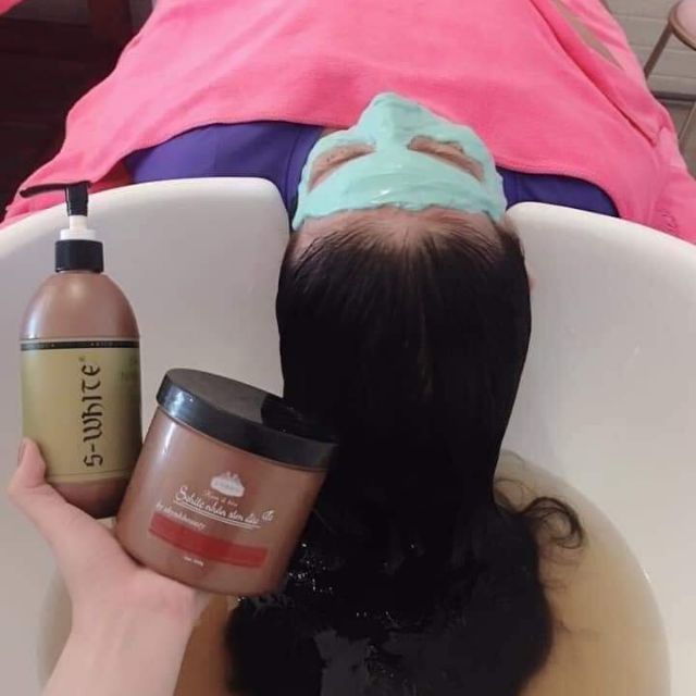Combo gội - ủ nhân sâm đào swhite