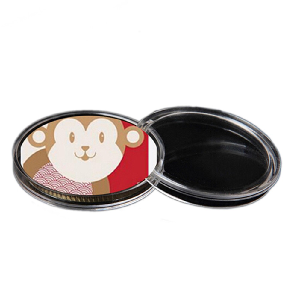 Set 10 hộp tròn đựng đồng xu 45mm bằng nhựa