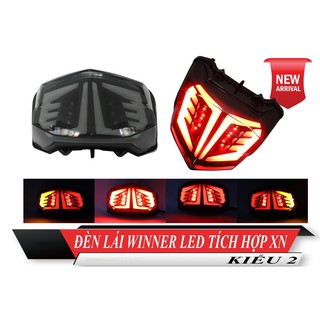 Mẫu 2019 - Đèn stop tích hợp xinhan Winner v1, xinhan chạy hiệu ứng audi, stop chớp F1 - đèn hậu win 150 F1 Ex135 Ex150