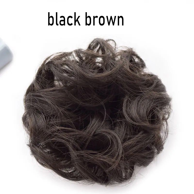 Dây Buộc Tóc Đính Hoa Vải Lông Tự Nhiên Dễ Thương Cho Bạn Gái