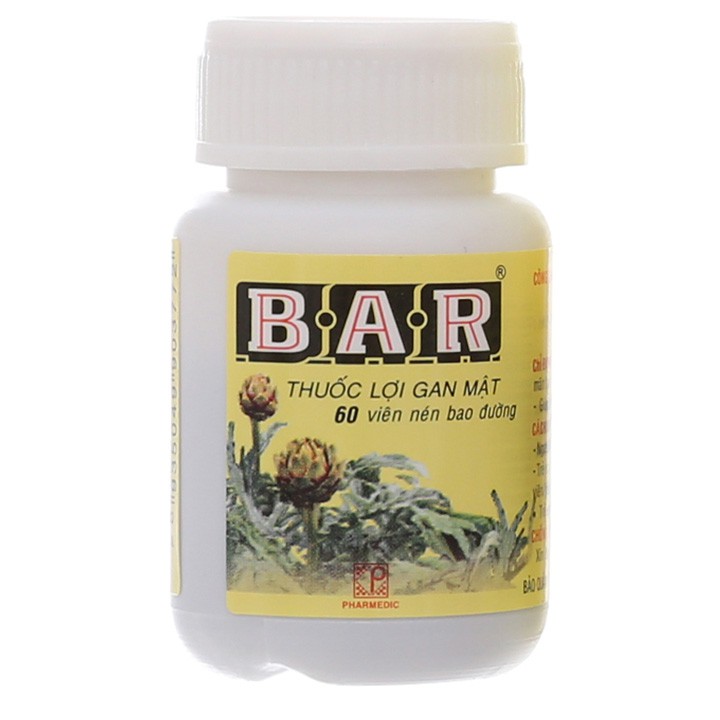 BAR Actiso Hộp 60 Viên - Viên uống mát gan lợi mật - B.A.R - Coastlinecare Pharmacy