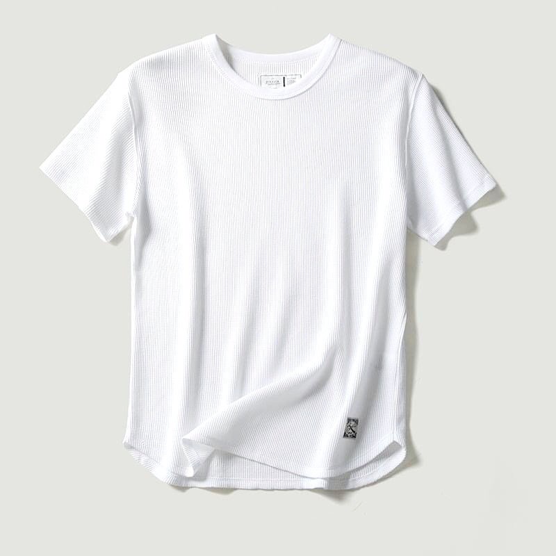 Áo thun nam from rộng unisex chất vải dệt lỗ tổ ong cao cấp thoáng mát