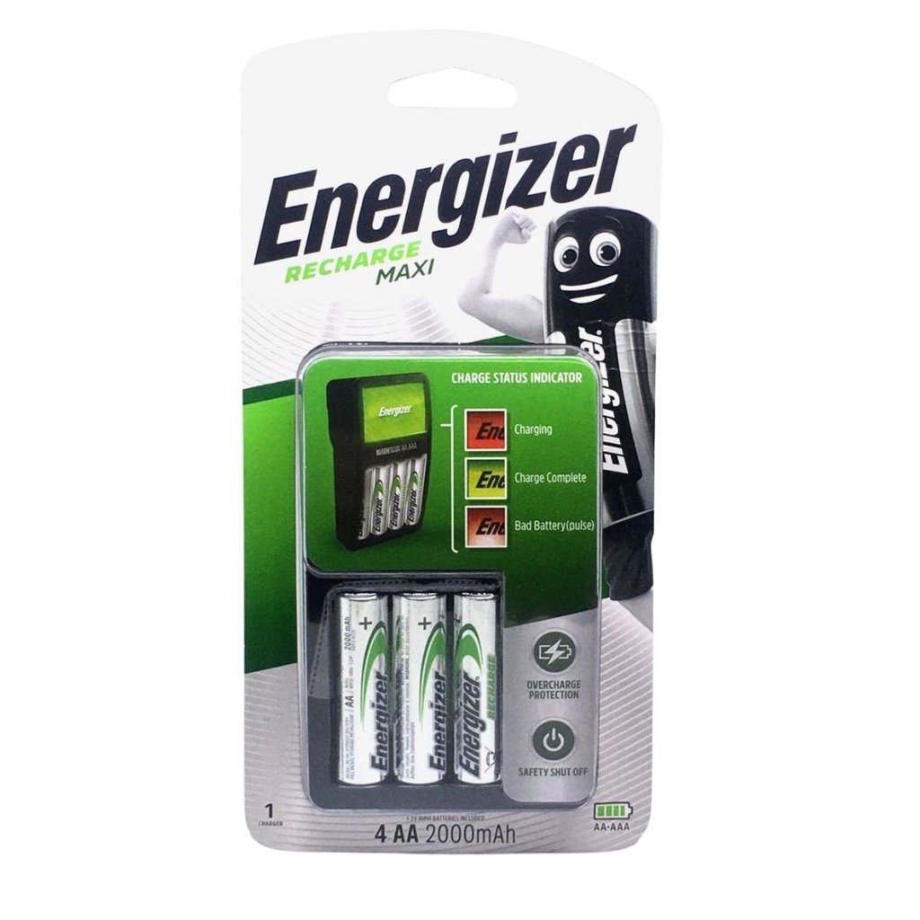 Bộ sạc pin ENERGIZER chính hãng kèm 04 pin sạc