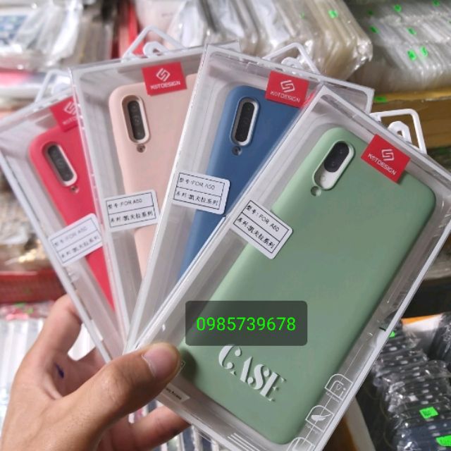 Ốp lưng dẻo màu cho Samsung A50s/A50 nhiều màu(ảnh thật)chống bám bẩn bám vân tay.