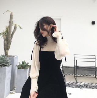 [order] Set váy tiểu thư chanh xả