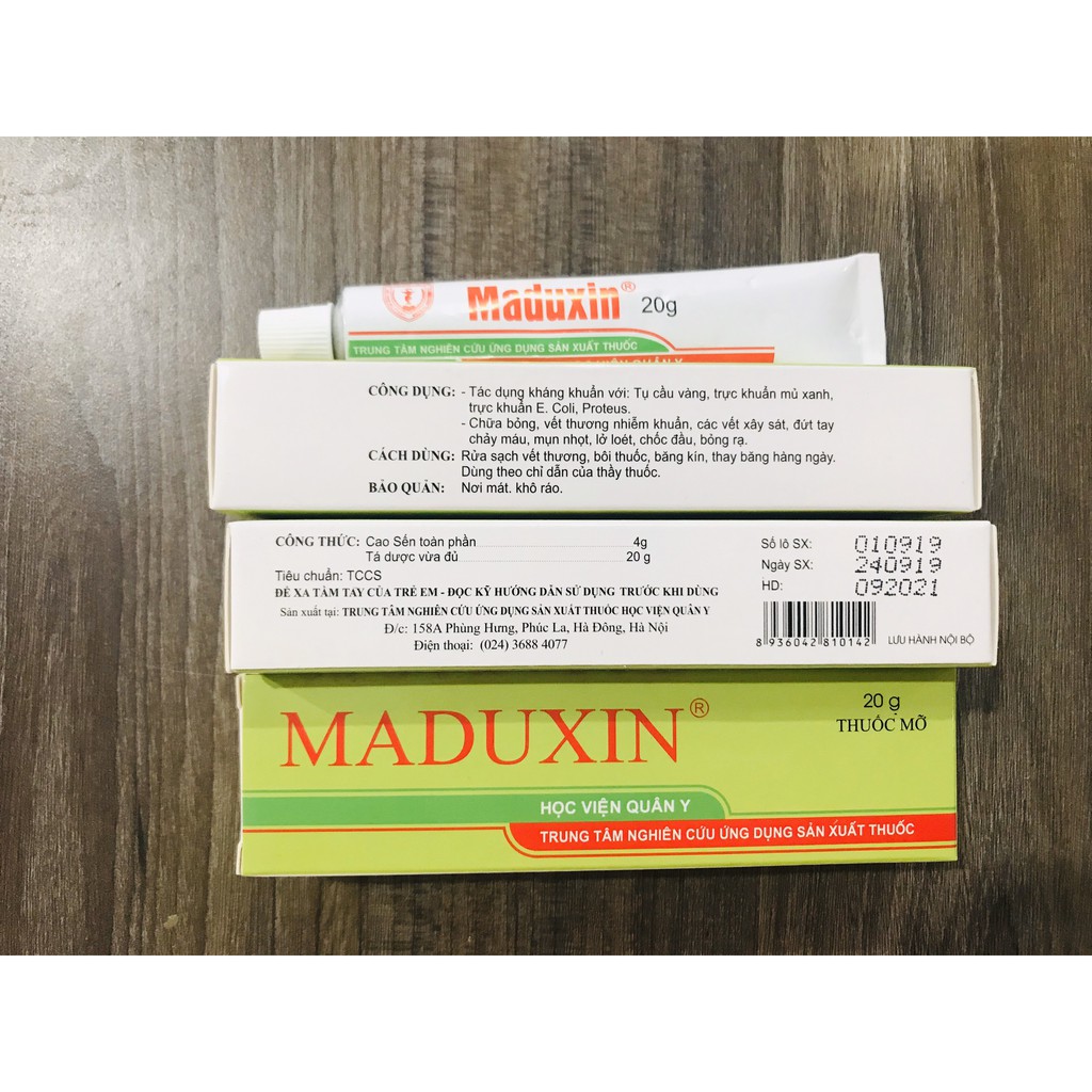 Kem bôi bỏng Maduxin tuýp 20g