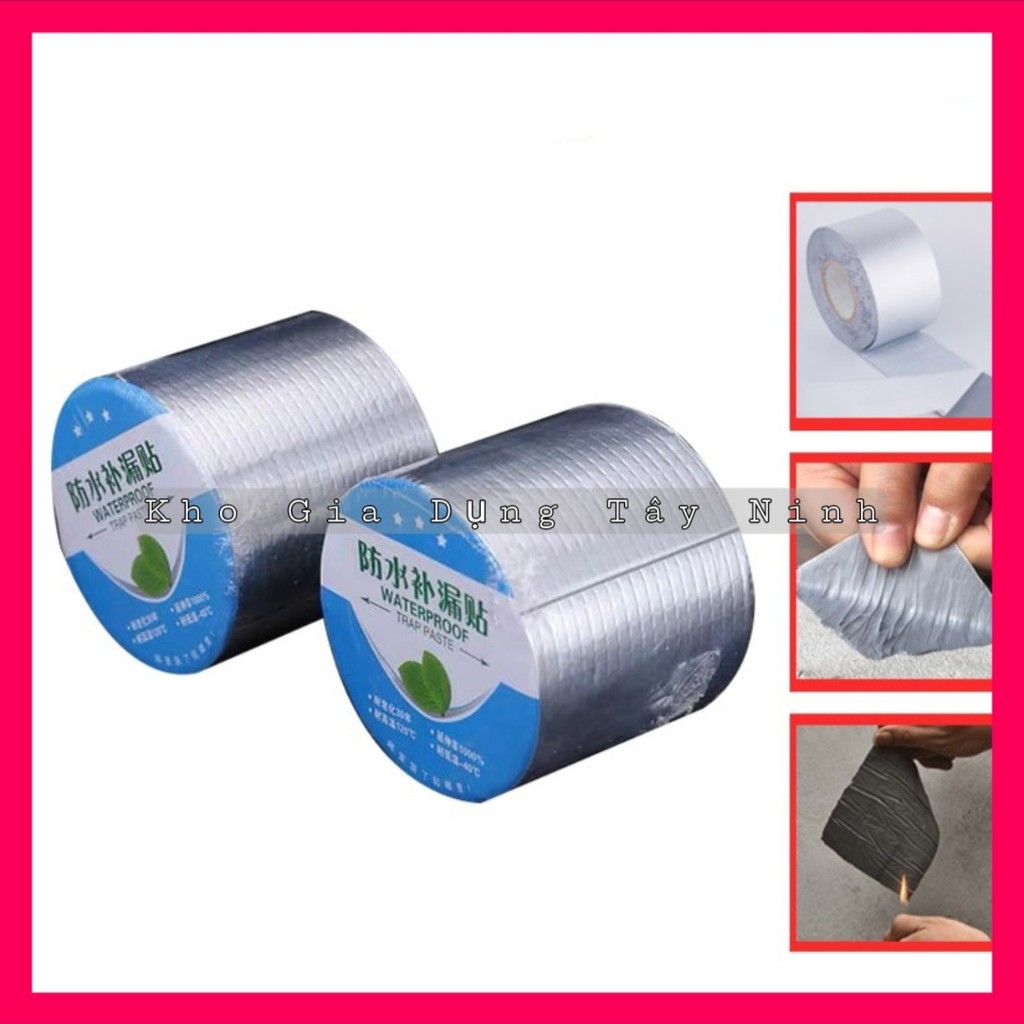 Băng Keo SIÊU DÍNH trên mọi bề mặt, chống thấm nước Nhật Bản khổ 5cm, 10cm x 5 mét