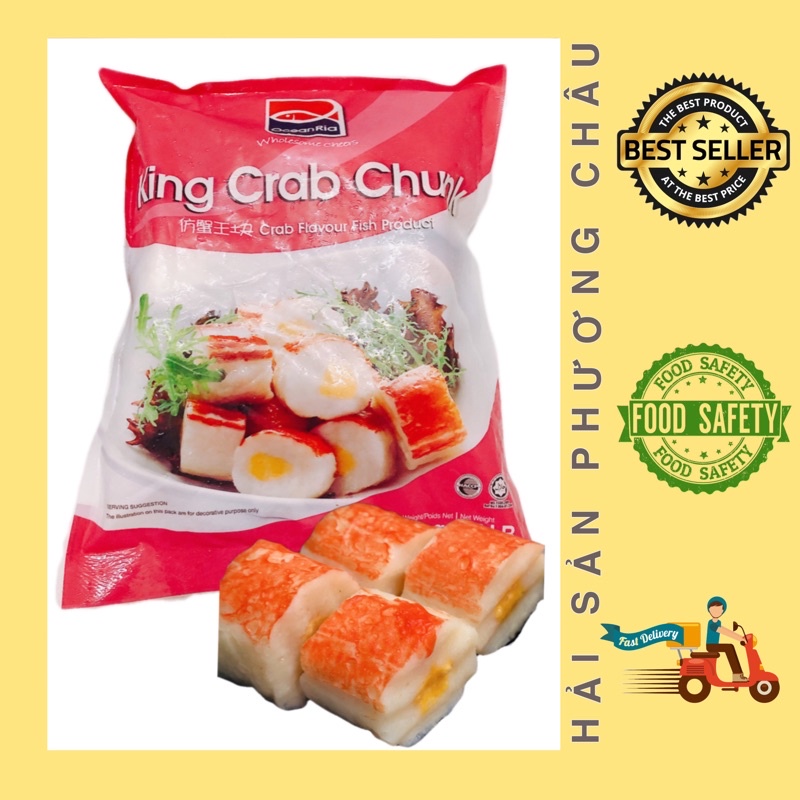[HỎA TỐC SG] Viên thả lẩu - nướng cua hoàng đế King Crab Chunk