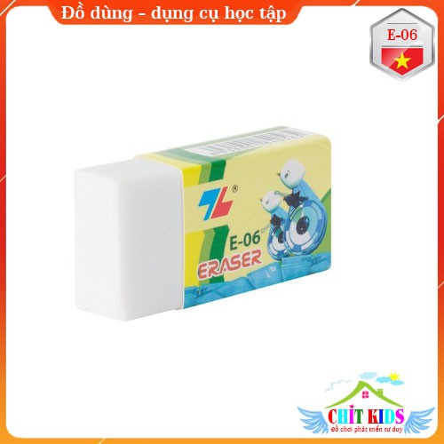 Gôm Thiên Long E-06 | Gôm tẩy chì Thiên Long