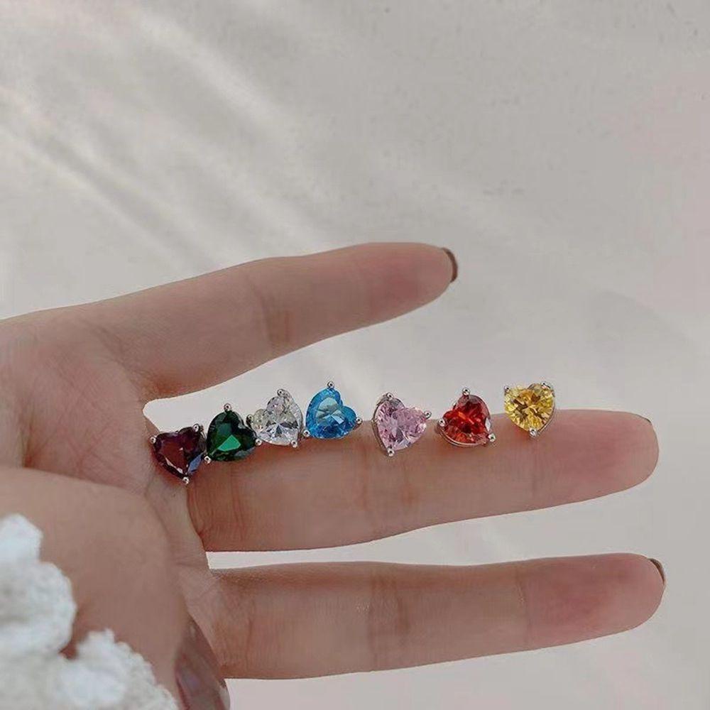 JARRED Bông Tai Mạ BạC HìNh TráI Tim ThờI Trang