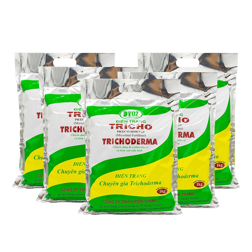 Nấm Đối Kháng Trichoderma Điền Trang Chuyên Dùng Ủ Phân Kiểm Soát Mầm Bệnh- Gói 1kg (RDT-001)