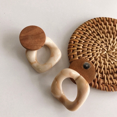 Khuyên Tai Chuỗi Tròn Đơn Giản Cổ Điển Cho Nữ