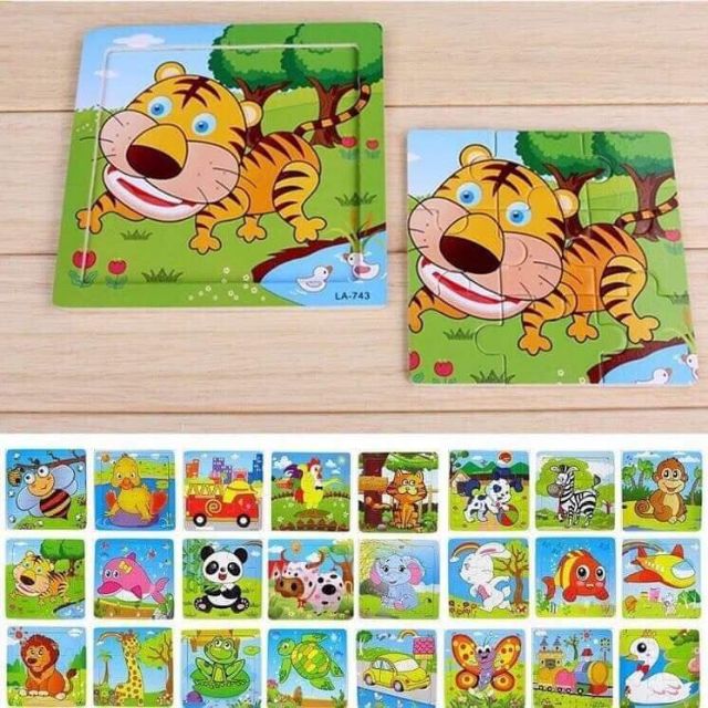 Combo 10 tranh ghép 9 miếng