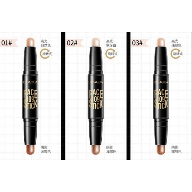                     Bút tạo khối bioaqua che khuyết điểm 2 đầu. | BigBuy360 - bigbuy360.vn