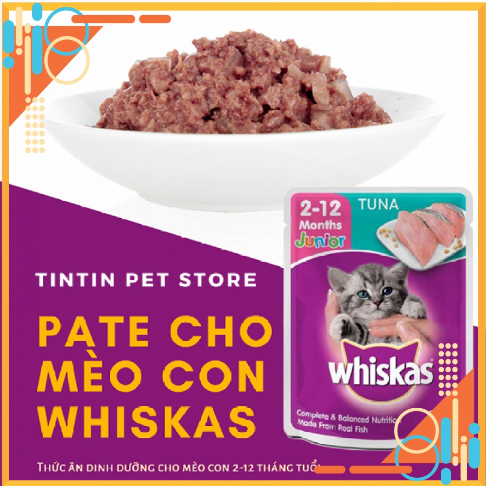 Pate Whiskas cho mèo pate cho mèo chất lượng cao