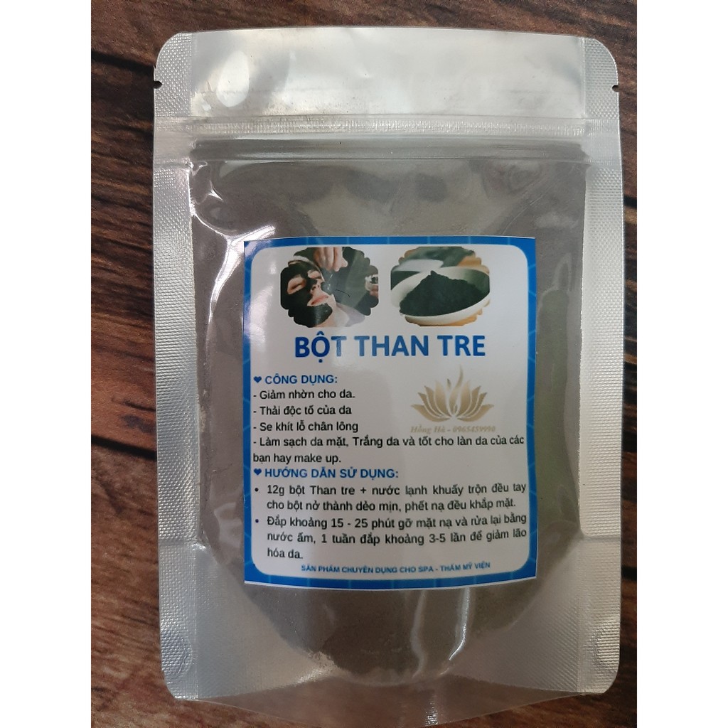 500gr Bột Than Tre Hoạt tính thải độc tố cho da
