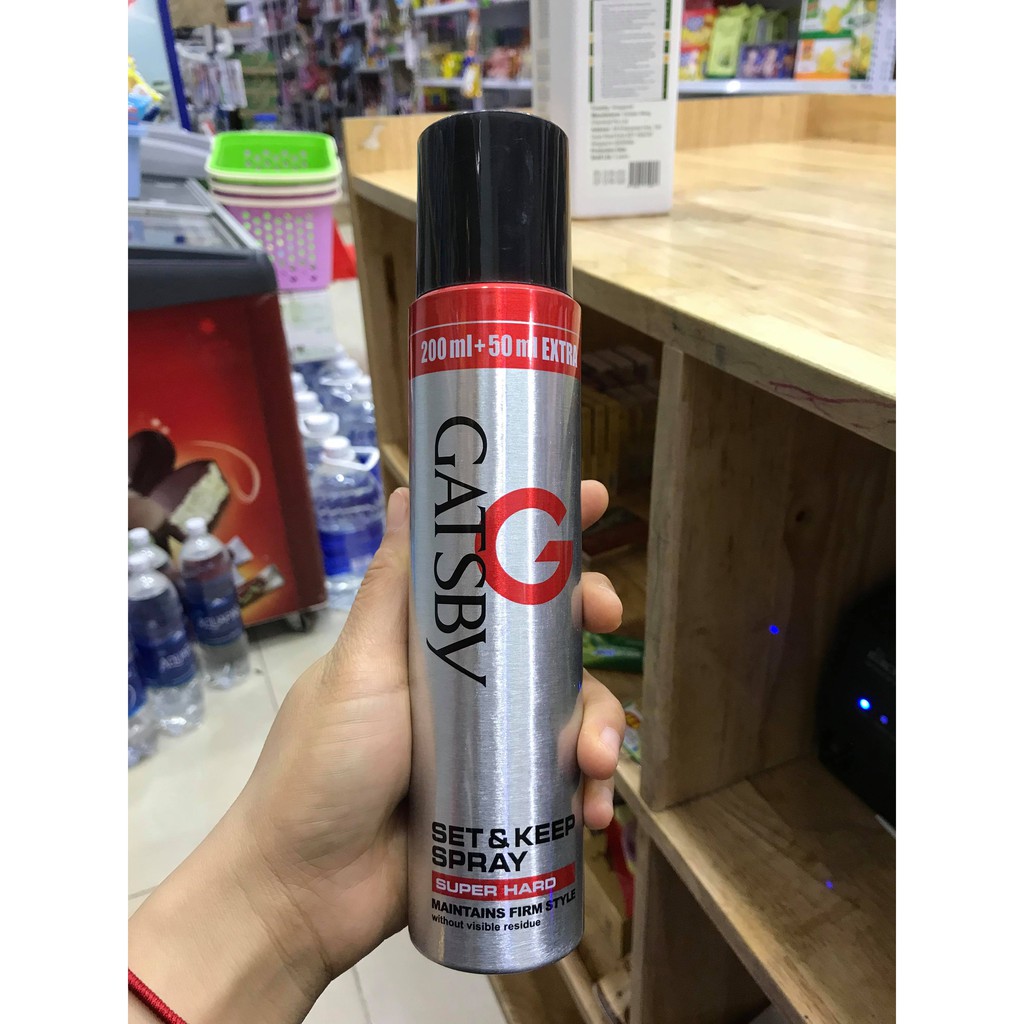 Gôm xịt tóc Gatsby Set Keep Spray Extreme Hold Level 5