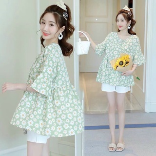 Áo bầu thiết kế trẻ trung chất lụa Hàn cực mát cực đẹp