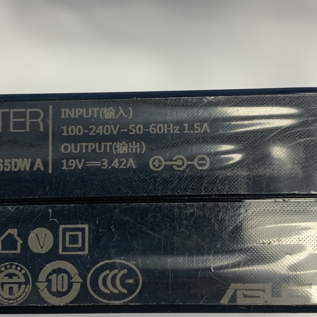 SẠC LAPTOP ASUS 19.5V 3.42A 65W CHÂN TO 5.5*2.5 BẢO HÀNH 12 THÁNG L64