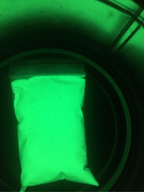 Bột dạ quang gói 100 gr phát sáng trong đêm, bền sáng, sáng mạnh