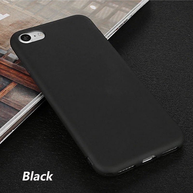 Ốp nhựa TPU mềm màu kẹo ngọt cho iPhone 5 5s SE 6 6s 6Plus 6sPlus 7 8 7Plus 8Plus X XS | BigBuy360 - bigbuy360.vn