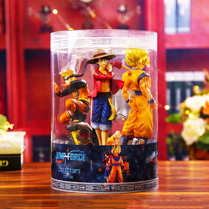 Mô hình figure 3 nhân vật Luffy Naruto Goku phiên bản Jump force | Baystore