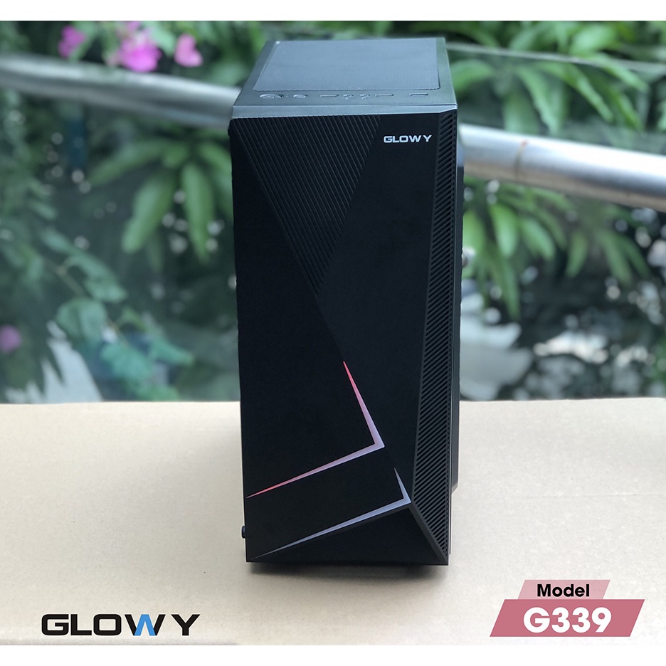 Vỏ case máy tính _ Case Gloway G339 - Hỗ trợ 6 slot's Fan Led - Mặt kính cường lực siêu bền