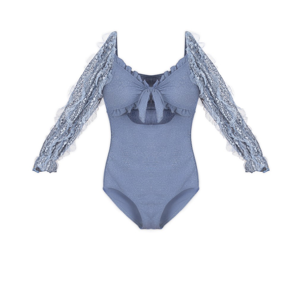 Bikini đi biển BECHIPI một mảnh tay dài, ôm body, đồ bơi nữ DB4297