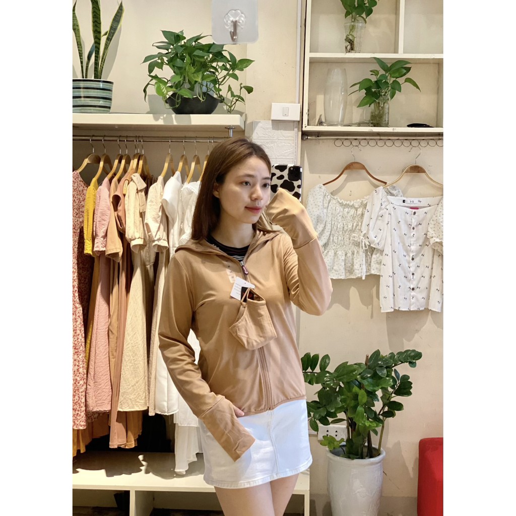 Áo Chống Nắng Nữ 𝐂𝐀𝐑𝐃𝐈𝐍𝐀 Chất Thun Lạnh 2 Lớp Cao Cấp Chính Hãng Giangkoivnxk