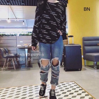 Áo dài tay nữ chất da cá