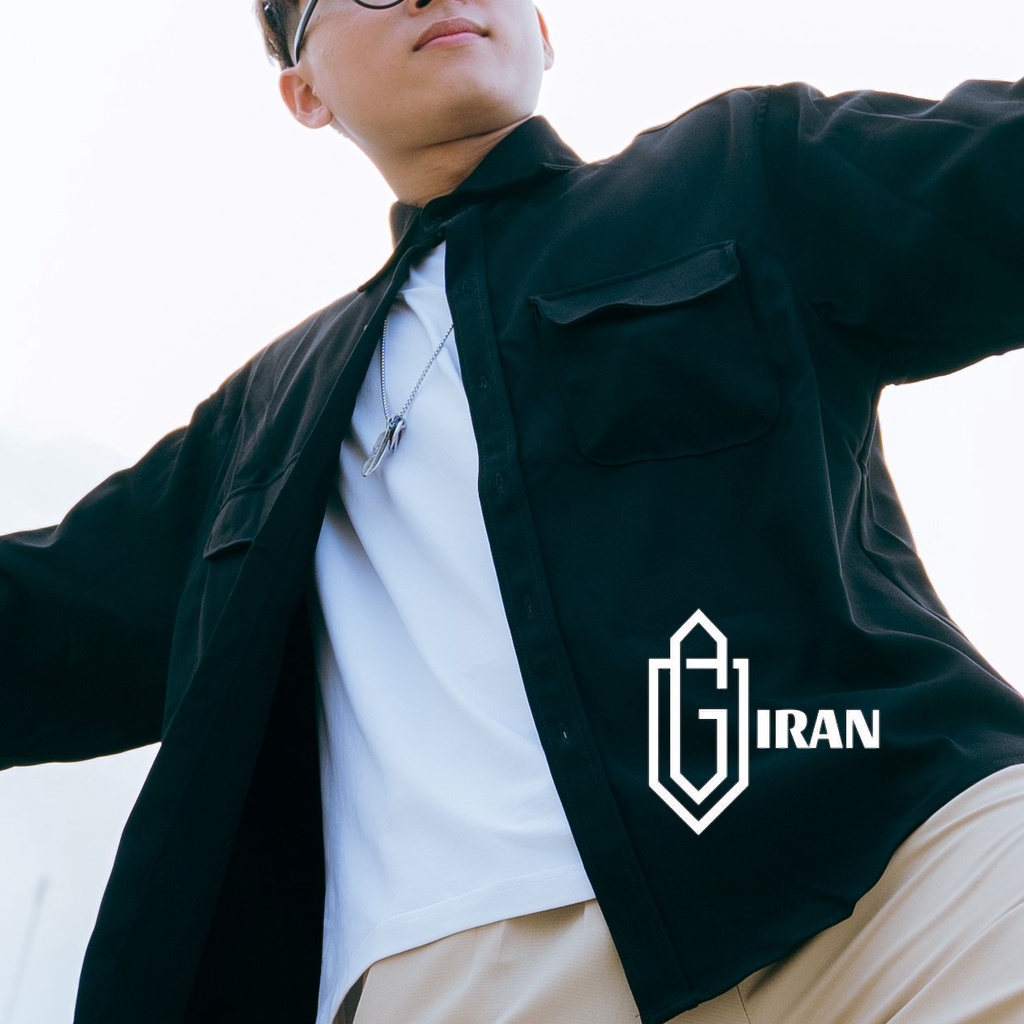 COMBO SET 2 MÓN | ÁO SƠ MI NAM CAO CẤP + ÁO THUN TRƠN VẢI DÀY | GIRAN