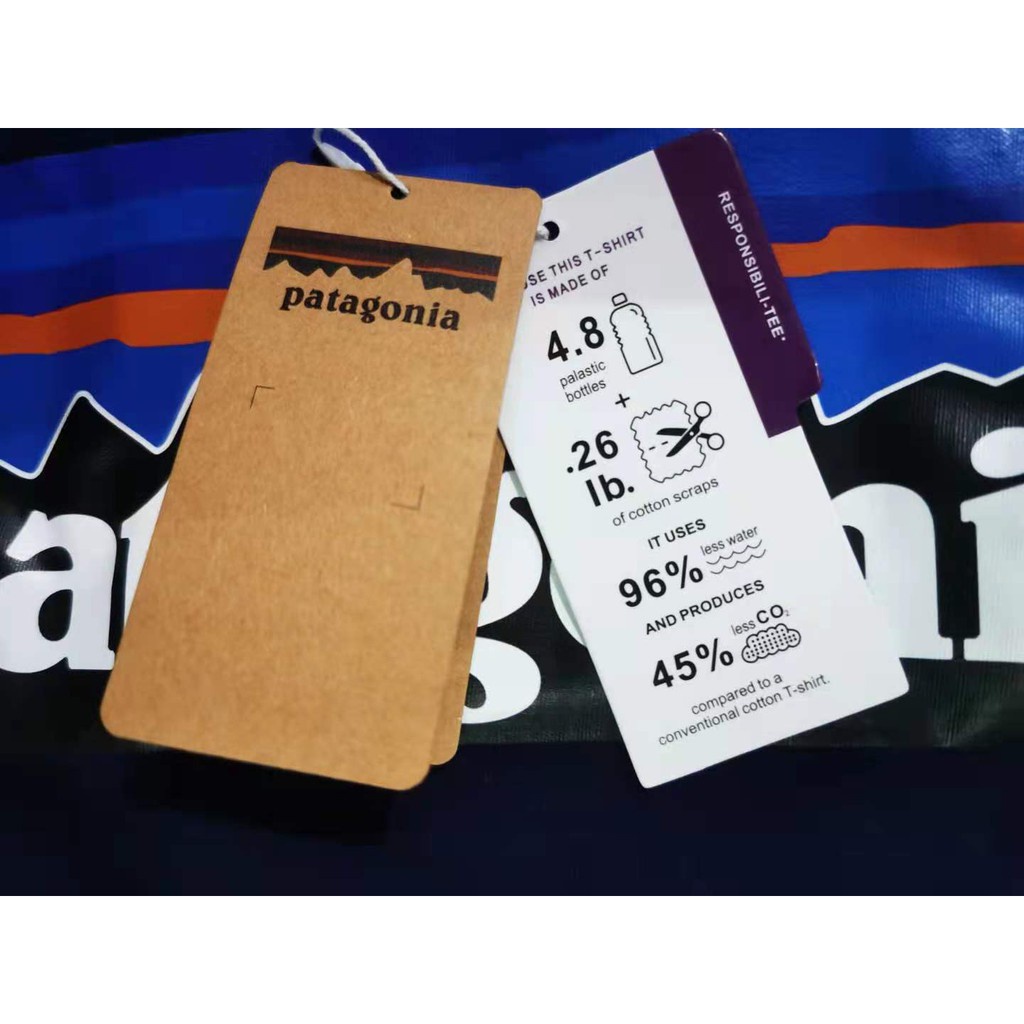 Hàng Mới Về Áo Thun Cotton Cổ Tròn Ngắn Tay In Hình Bản Đồ Núi Patagonia Hàng Mới Về