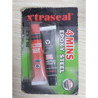 Keo Epoxy 2 thành phần X'traseal 4 Minutes Steel 7ml