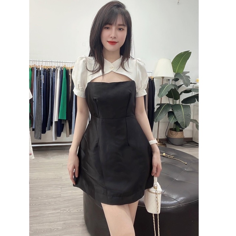 Váy sang chảnh vải tacta