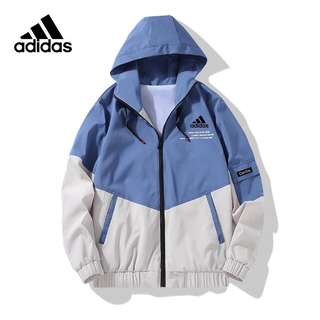 Áo Khoác Adidas Có Mũ Phong Cách Hàn Quốc Thời Trang Cho Nam