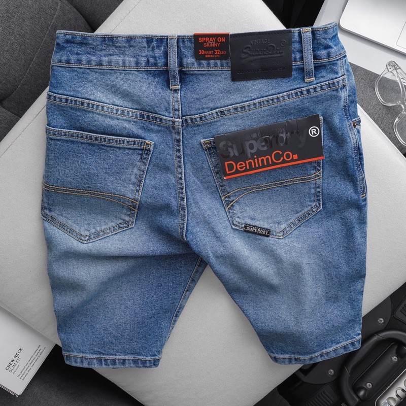 Quần Short Nam cao cấp xuất xịn- xanh rách -slimfit | BigBuy360 - bigbuy360.vn