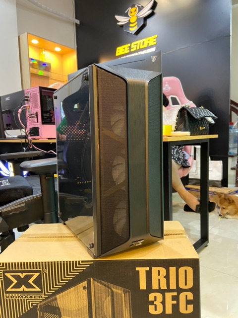 Vỏ case máy tính Xigmatek Trio 3FC | Tặng kèm 3 Fan | Kính cường lực | Bảo hành 12  | BigBuy360 - bigbuy360.vn